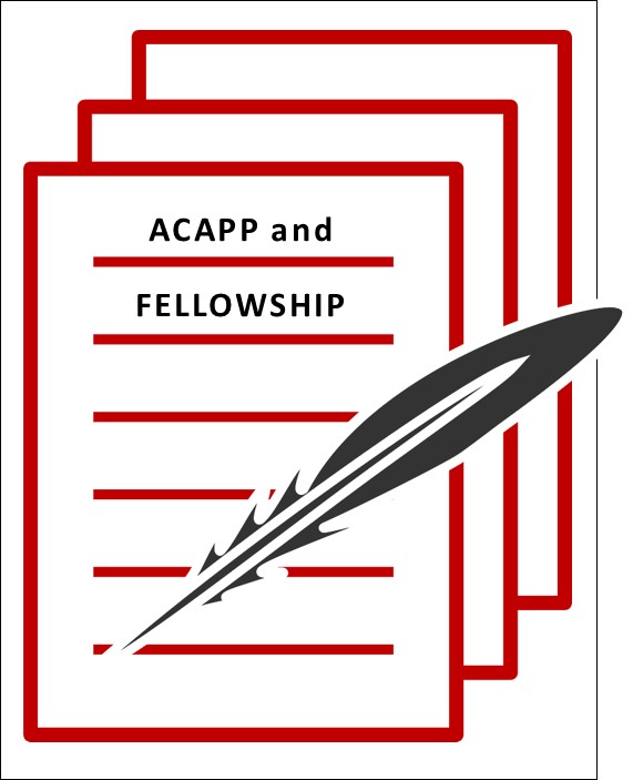 link to application for ACAPP and Fellowship